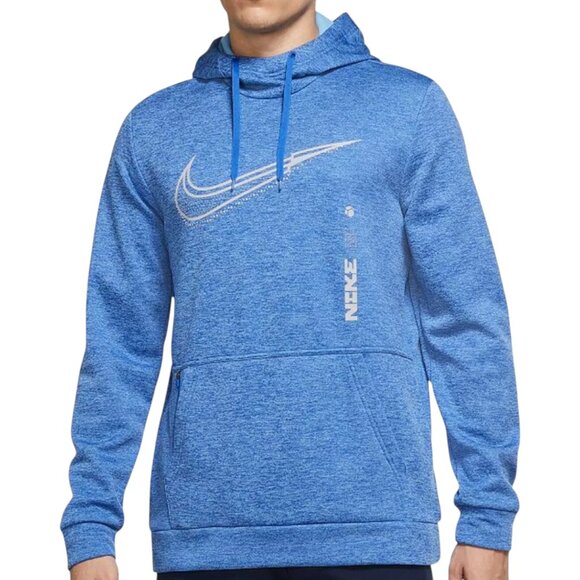 Nike Big Swoosh Men's 2 Piece Tracksuit Therma-Fit Sweatsuit Matching Size M NWT - Picture 2 of 7